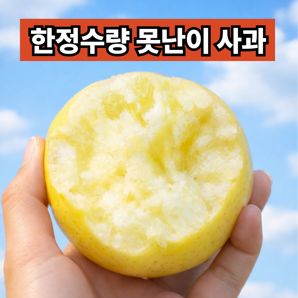 [3년전 물가그대로]초특가 가성비 주스용사과 못난이사과 시나노골드 26,900원