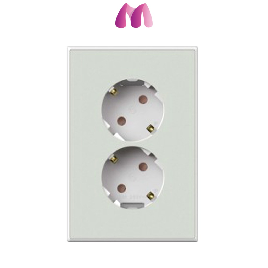 틸인스 화이트그레이 2구 콘센트(45도), 1개 3,200원