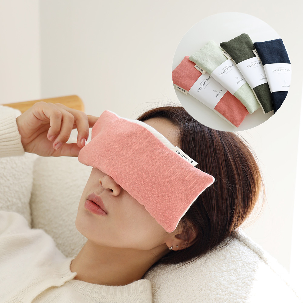 콤마앤 국산 오가닉 눈찜질팩 온열 눈찜질 안대 양면 팥주머니 네이비컬러 19,800원