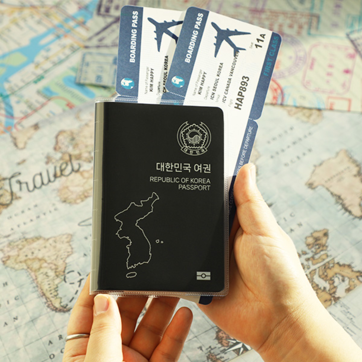 RFID 차단 여권케이스 해킹방지 안티스키밍 대한민국 구여권 신여권 배낭여행 가벼운 여권커버 16,900원