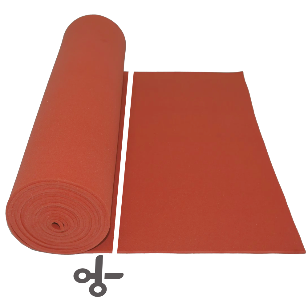 내열 발포실리콘 폼 패킹 실리콘판 패드 시트 두께 3mm 1Mx1M재단 202,400원