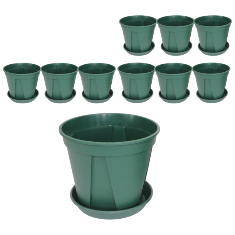 가네야 일본 정품 슬릿화분 모스그린 EU10호 받침 10개세트 12,900원