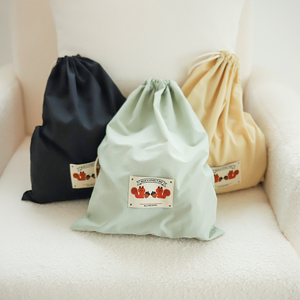 올포홈 소프트 다용도 파우치 스트링 방수 어린이집 여벌옷 준비물 15,600원