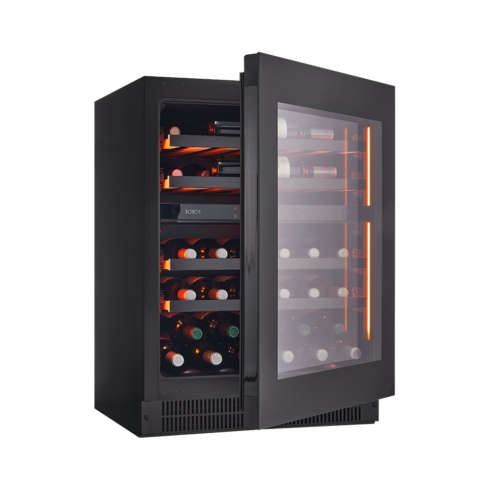 보보스 와인셀러 JG-48B 최대 39병 빌트인 겸용 듀얼타입 와인냉장고, JG-48B 39병, 와인셀러 블랙 2,420,000원