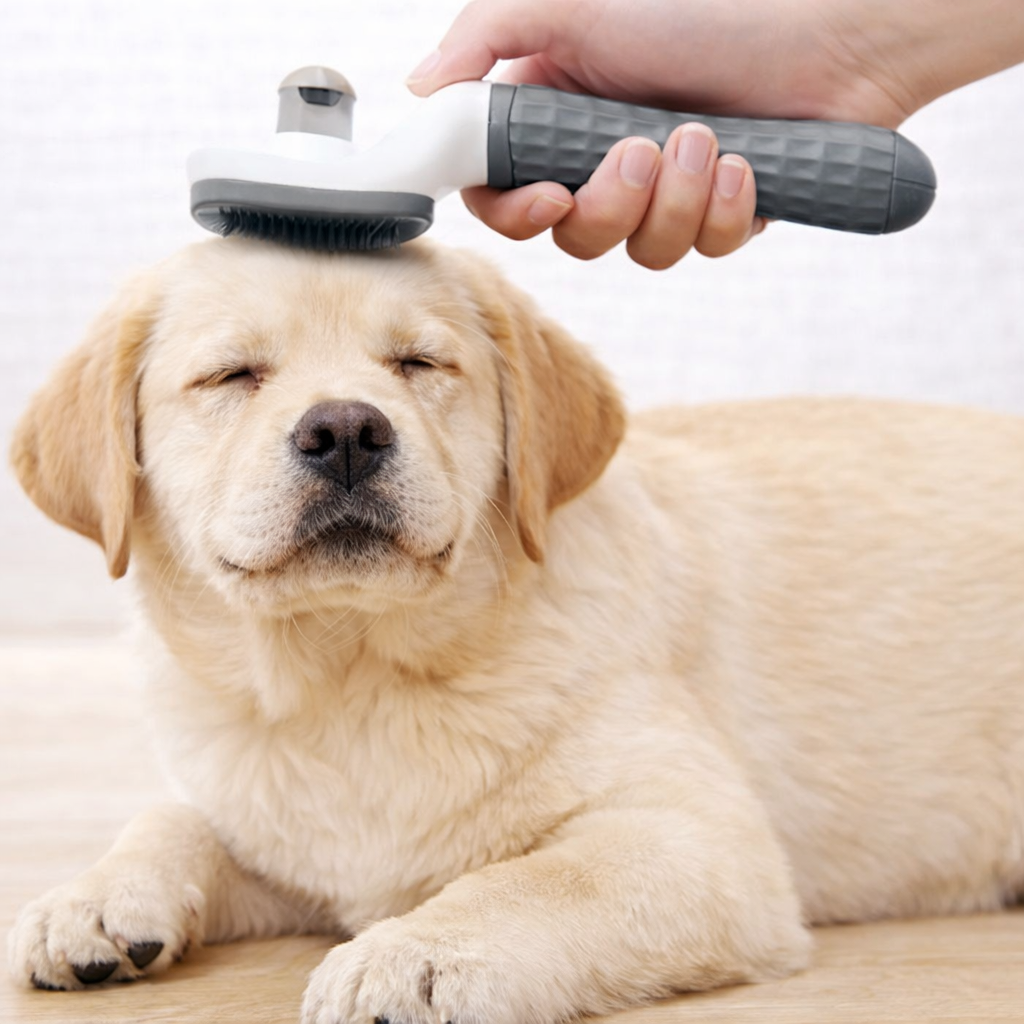 나드리몰 원터치 강아지 털제거 브러쉬, 그레이, 1개 7,100원