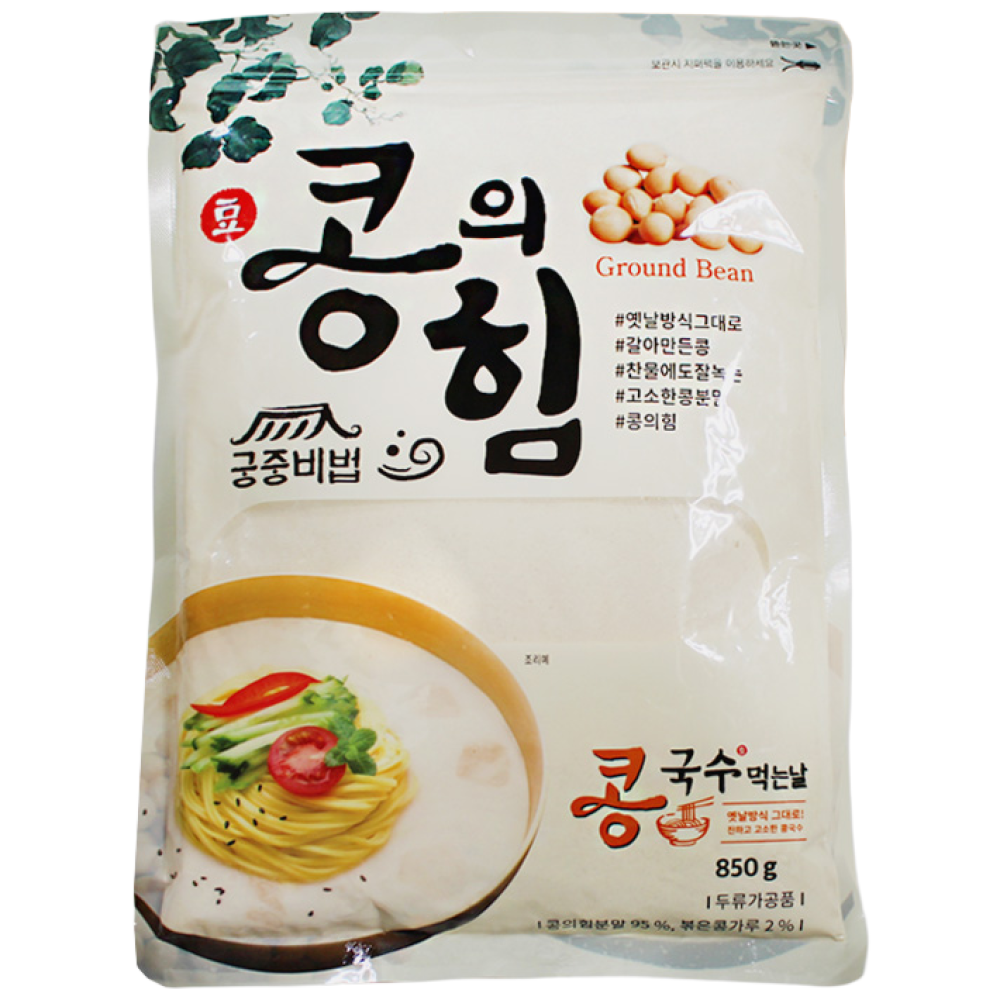 궁중비법 콩의힘 콩가루 850g (15개) 대용량 콩국수 가루 국물 식당용 업소용, 15개, 850g 116,500원