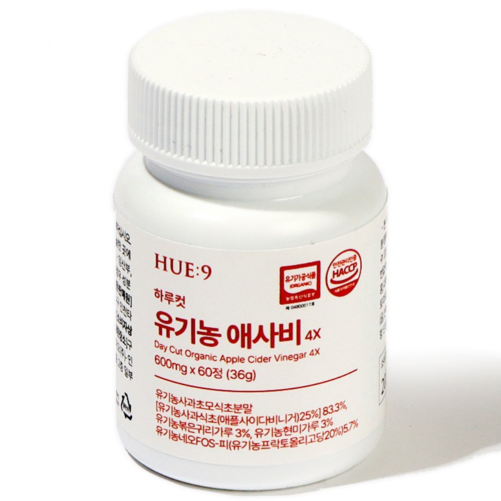 휴나인 하루 컷 애사비 유기농 사과초모식초 애플 사이다 비니거, 1개, 60정 22,940원