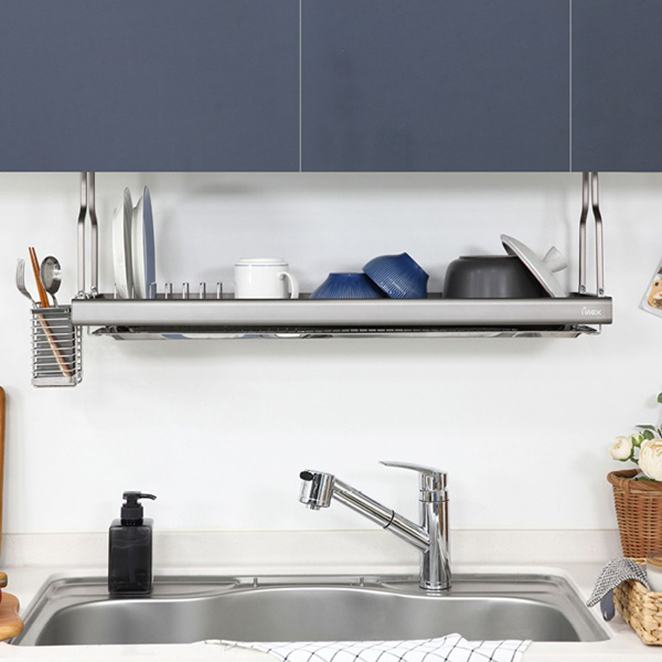 아이넥스 하우즈 알루미늄 부착 싱크선반 800 105,500원