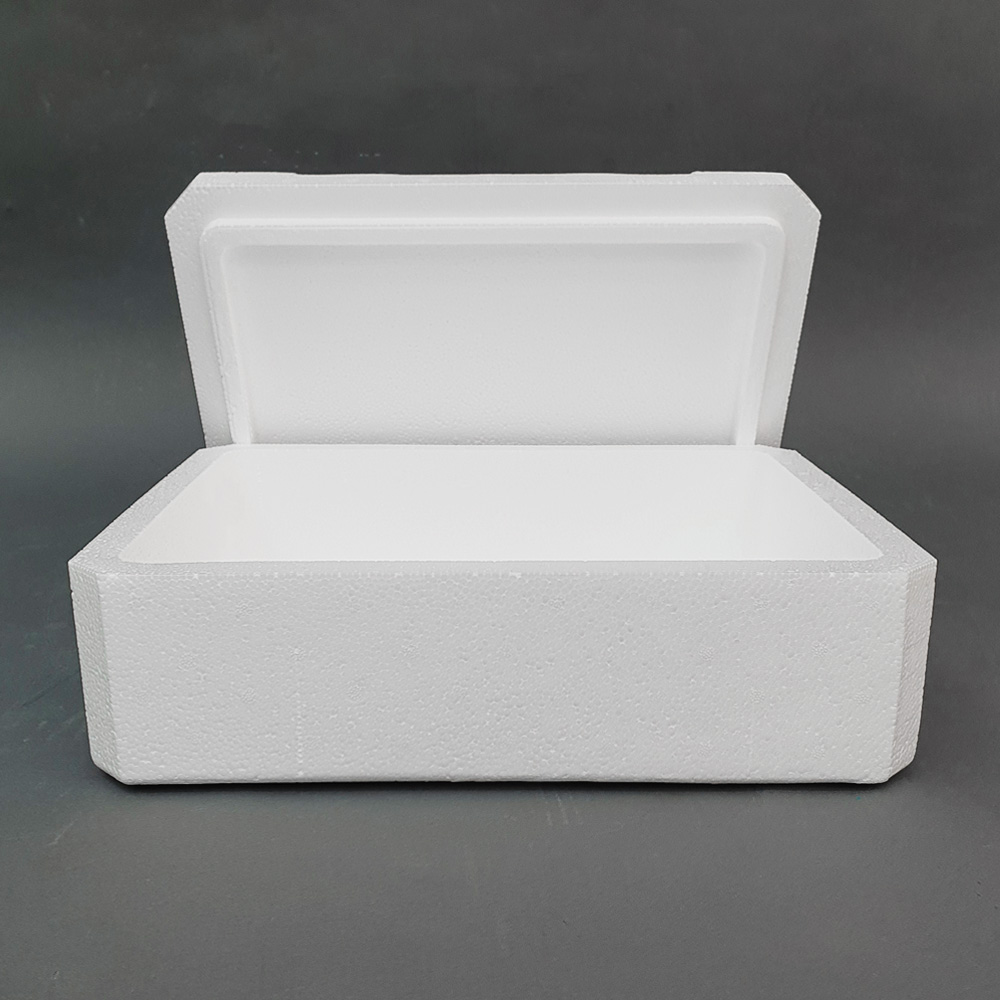 직사각 중간높이형 2호 스티로폼박스 아이스박스 포장박스 외경 400X300X140mm, 8개, 흰색 24,800원