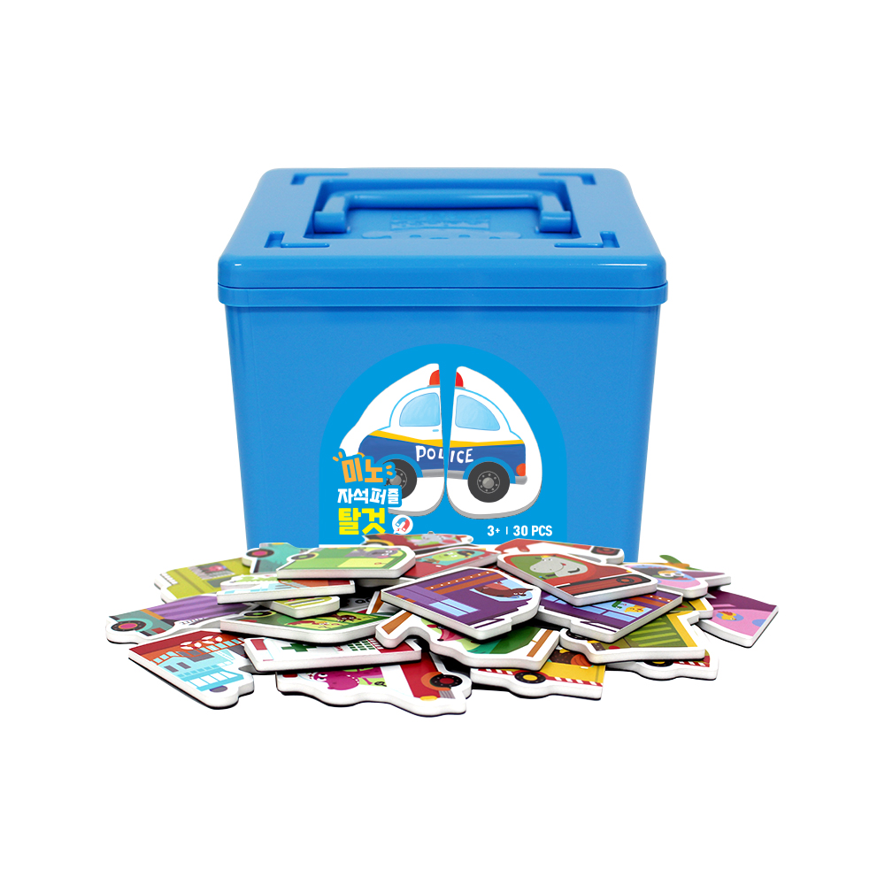 아리아띠 미노 자석퍼즐 탈것, 1세트, 30피스 19,000원