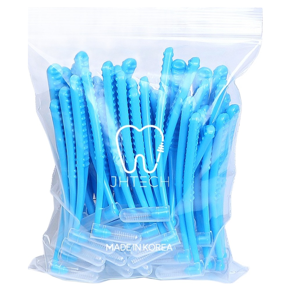 주현테크 스마일브러쉬 치간 칫솔 L형 S 블루, 1.1mm, 50개입, 1개 7,800원