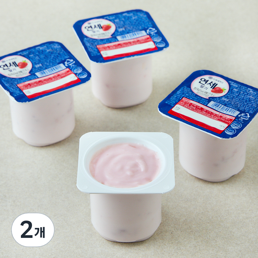 [로켓프레시] 연세유업 연세 요거트 딸기, 320g, 2개 6,600원