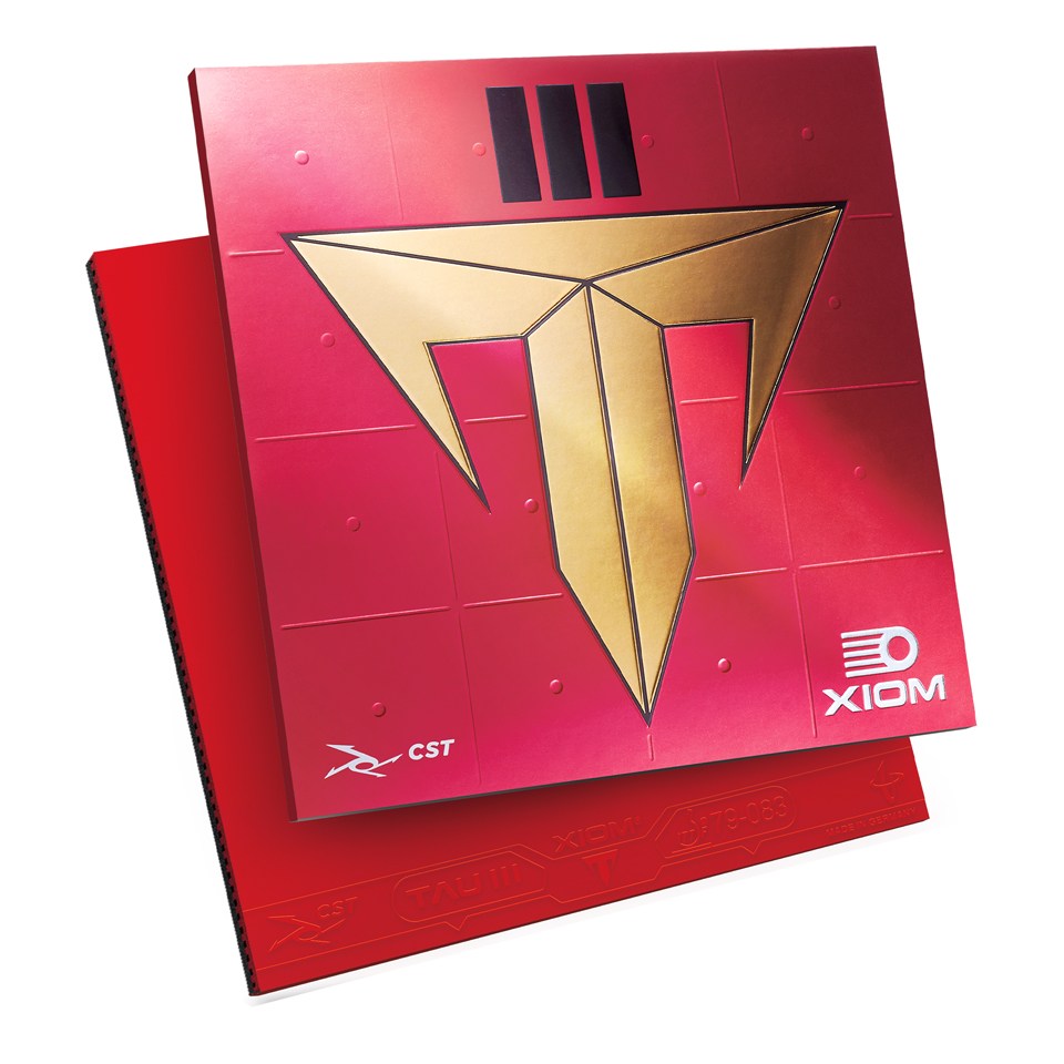 엑시옴(XIOM) 공식 본사 직영 탁구 러버 타우 3, 적색, 1개 44,900원