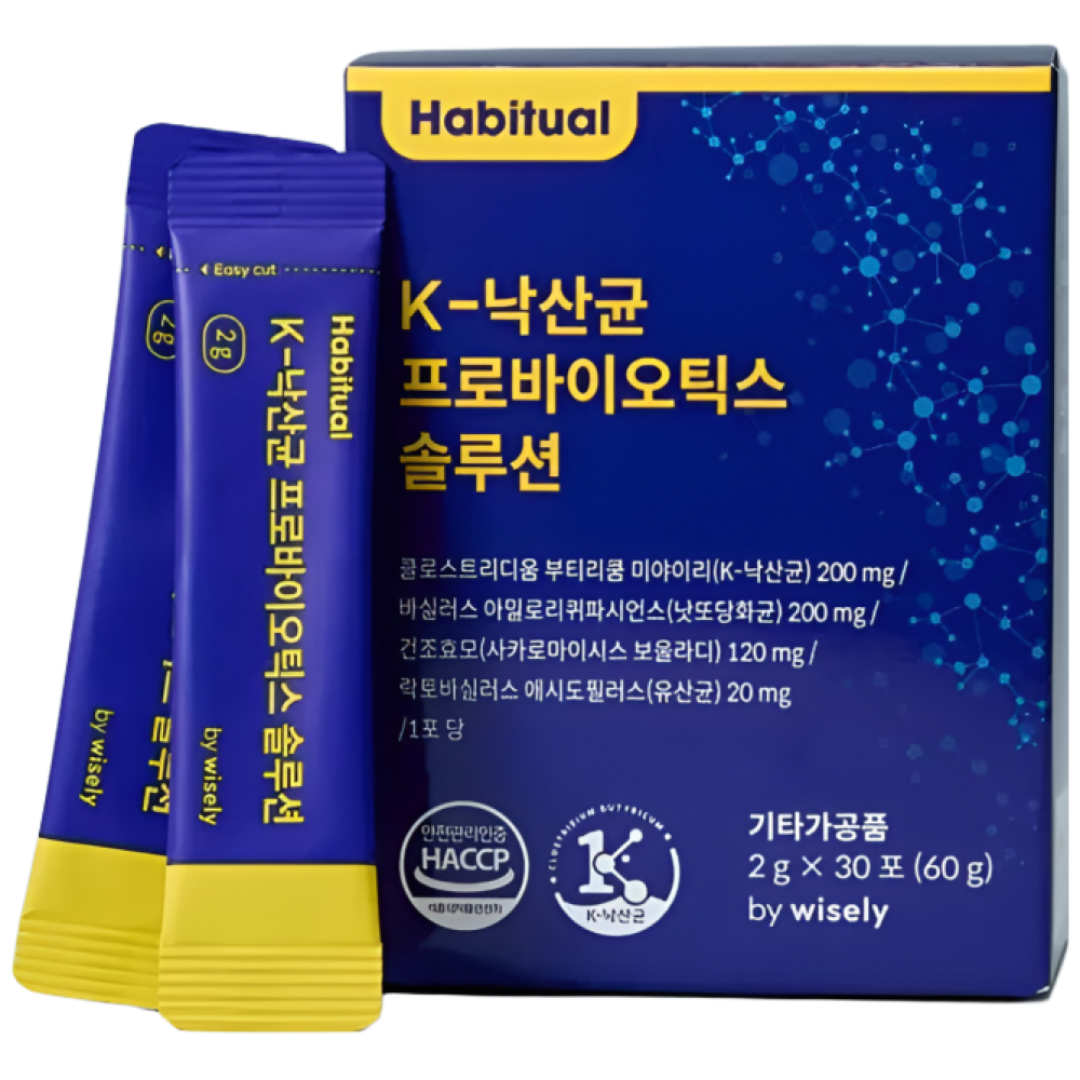 [정품] [MD/Pick] K-낙산균 장건강 유산균 비피더스 과민성 프로바이오틱스 솔루션, 1박스, 30회분 17,750원