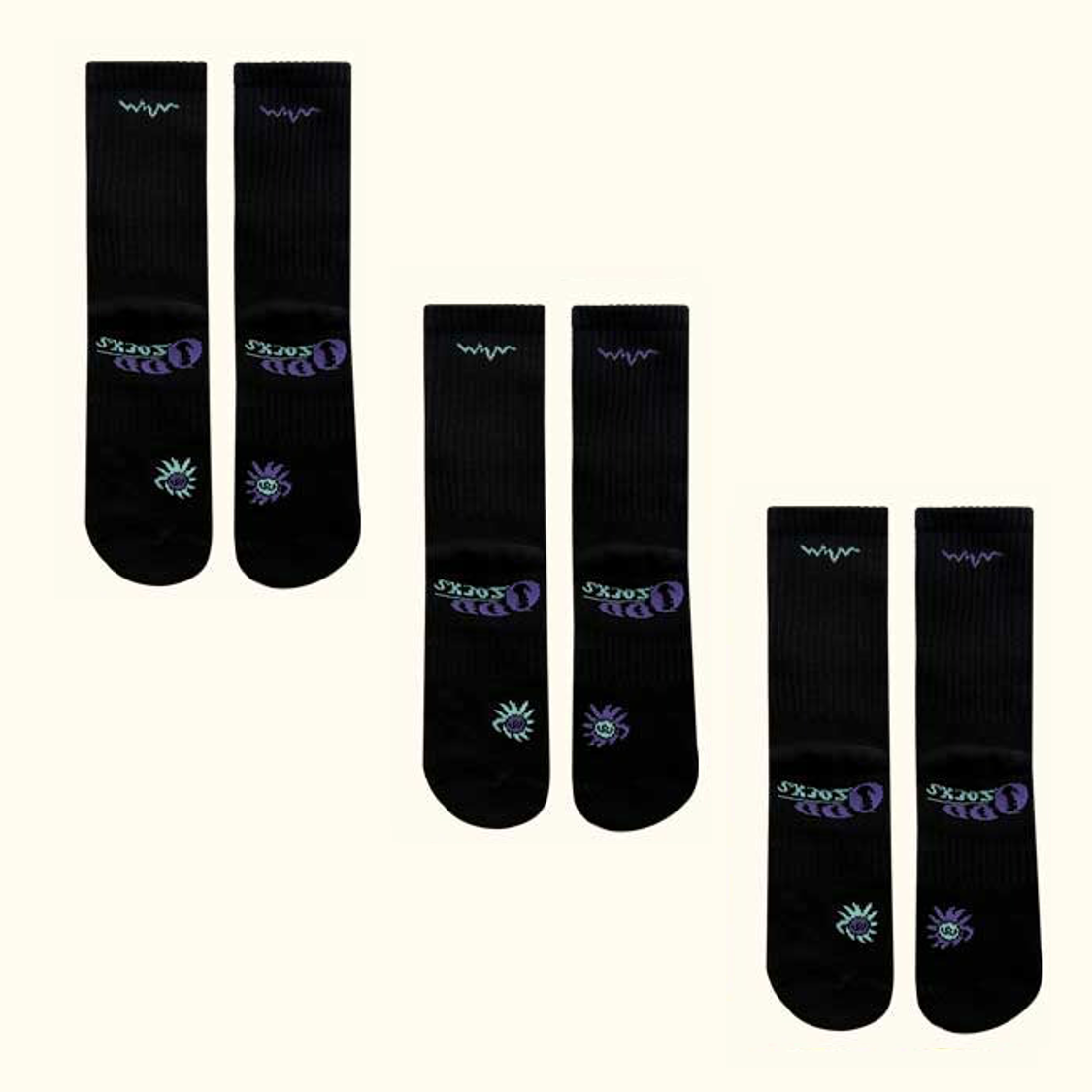 [오드삭스] 쿨맥스 퍼포먼스 컬러 러닝 크루 삭스 43,200원