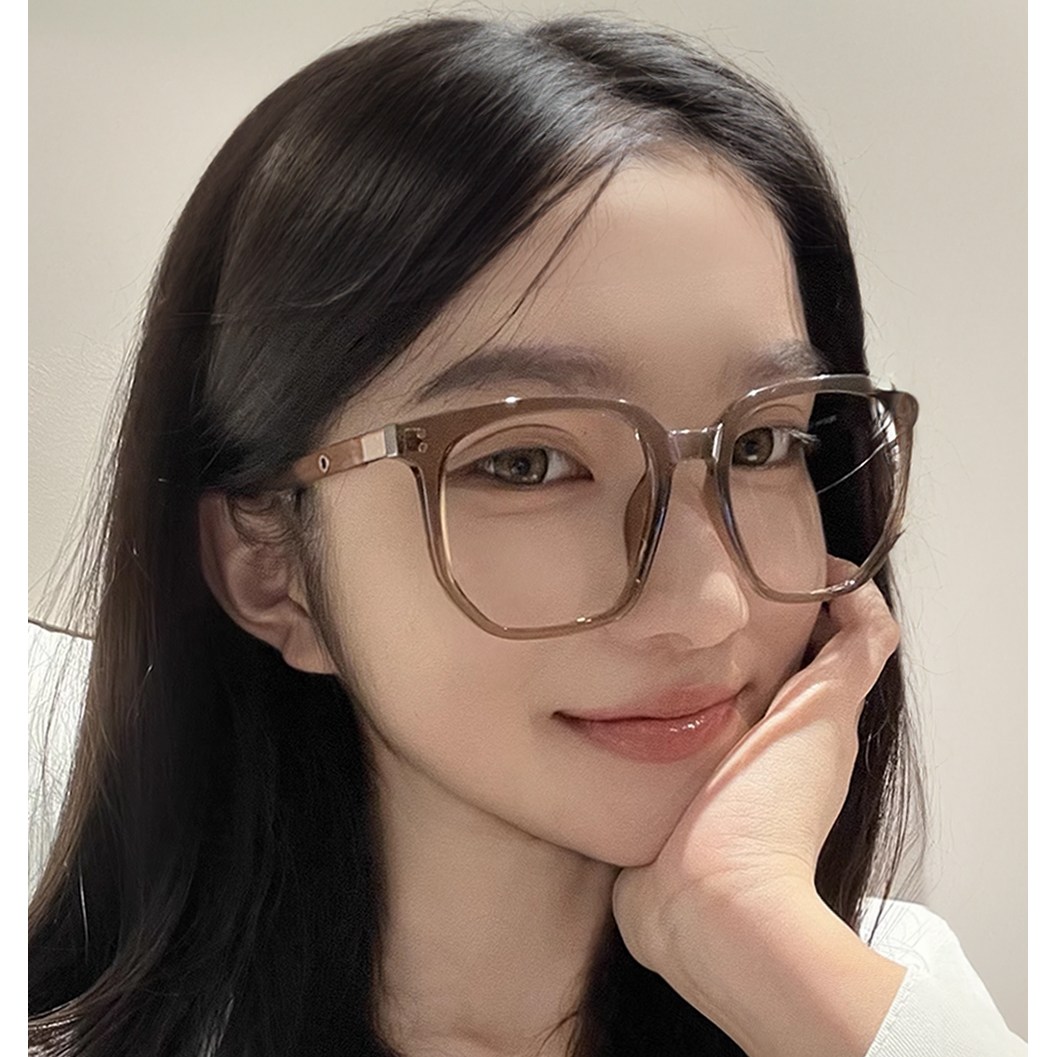 슈비코 긱시크안경 블루라이트 차단 안경 가벼운 사각 뿔테 남자 여자 패션 안경테 14,800원