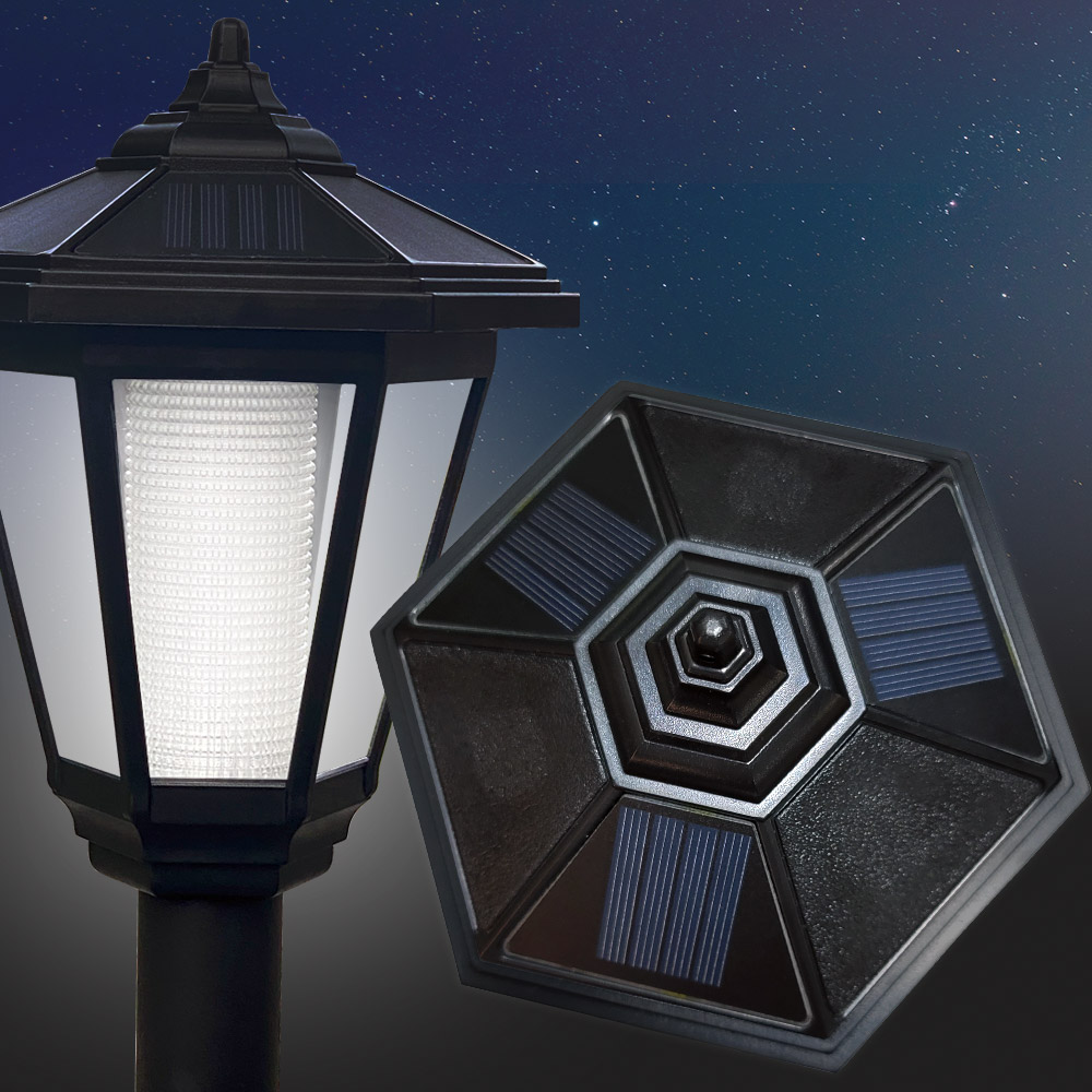 태광조명 태양광 육각등 프로 태양열 정원등 야외 잔디 조명, 말뚝 흰빛 14,800원