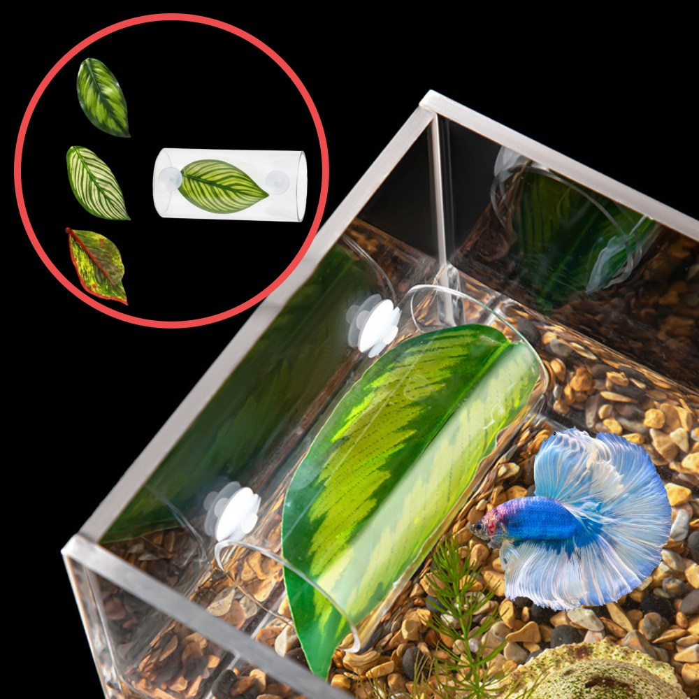 꼬꼬마스픽 베타침대 은신처 휴식처 흡착식 인조수초 터널 7,900원