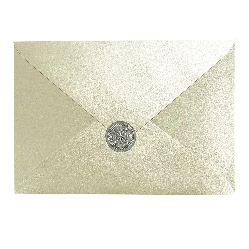 페이퍼포레스트 초대장 청첩장봉투 2p + 스티커 2p 세트 195x135mm 2,900원