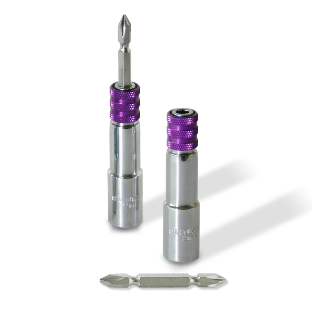 원터치 드라이버 롱비트소켓 전동/임팩/드릴 비트 복스 렌치 복스알 13mm 7,000원