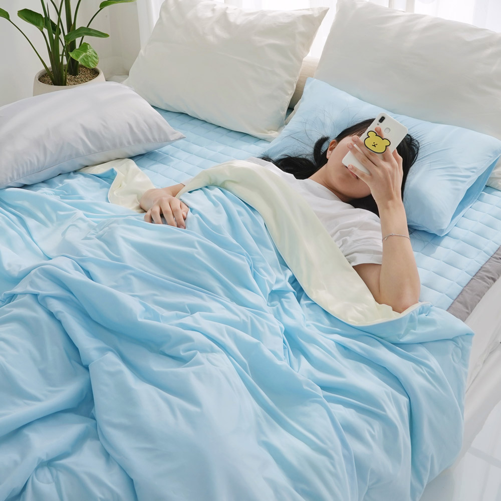 스코홈 아이시원 접촉냉감 여름 차렵 이불세트 71,900원