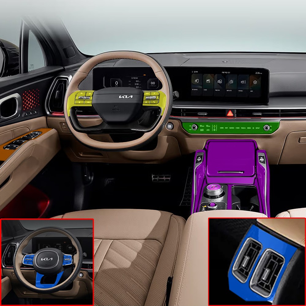 스킨엑스 쏘렌토 MQ4 페이스리프트 실내필수패키지 PPF 차량보호필름 31,090원