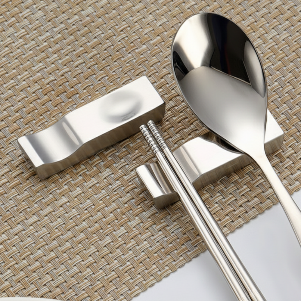 아르본드 오래쓰는 304스텐 수저받침, 2개, 실버 13,900원