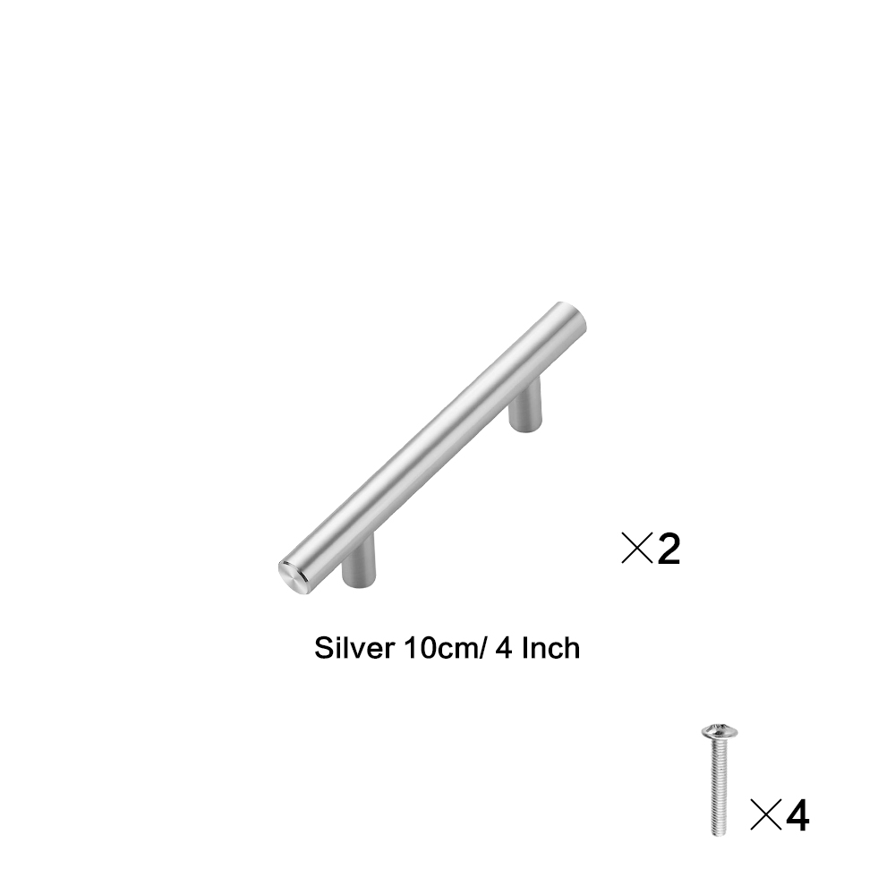 2개 스테인레스 스틸 캐비닛 핸들 10/15/20cm(4/6/7.8인치) 브러시드 니켈/블랙/골드 당김 - 서랍 7,500원