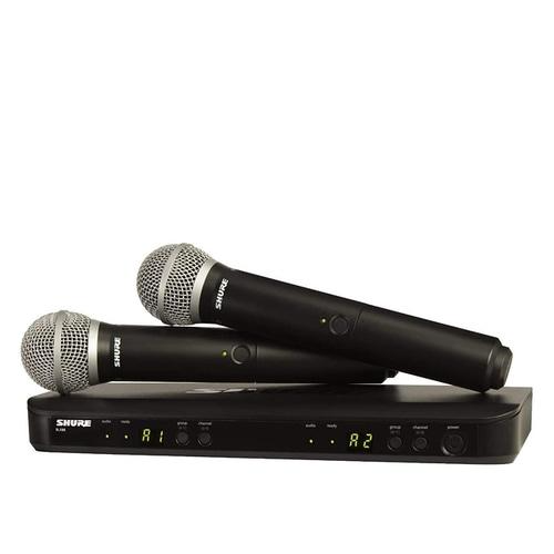 슈어 SHURE BLX288/PG58 2채널 무선 핸드 마이크 세트 BLX288K/PG58 1,143,800원