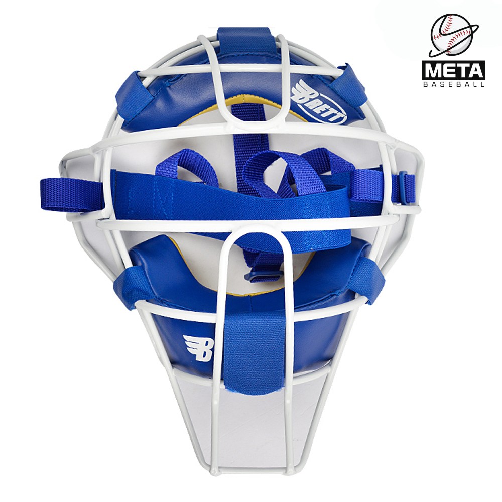 브렛 오더형 포수마스크 야구 안면보호대 블루/화이트 79,000원