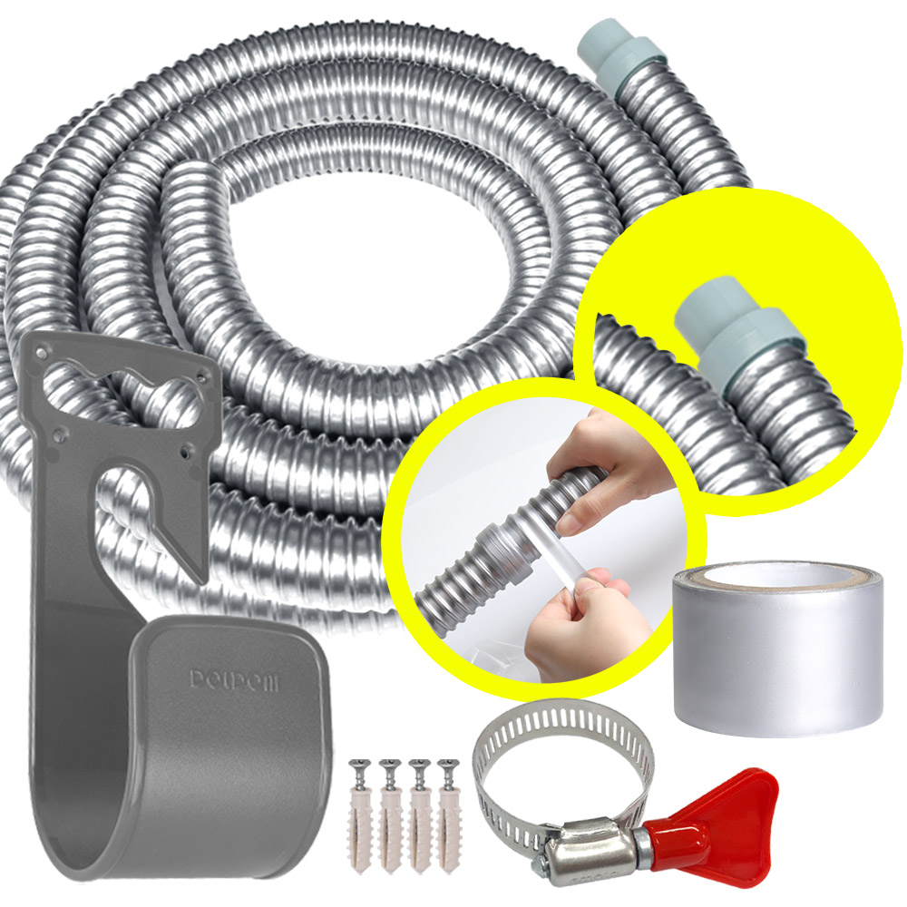 와이넷 연장배수호스실버라인세트모음 5M 10M 세탁기 연장 배수호스 연결대 보수테이프 호스밴드 호스정리대 35,700원