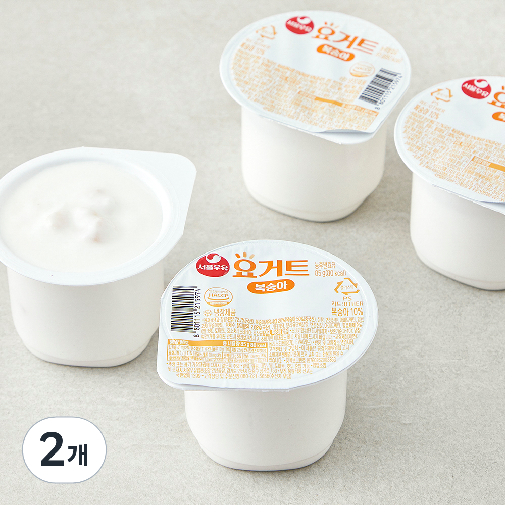 [로켓프레시] 서울우유 요거트 복숭아 3,890원