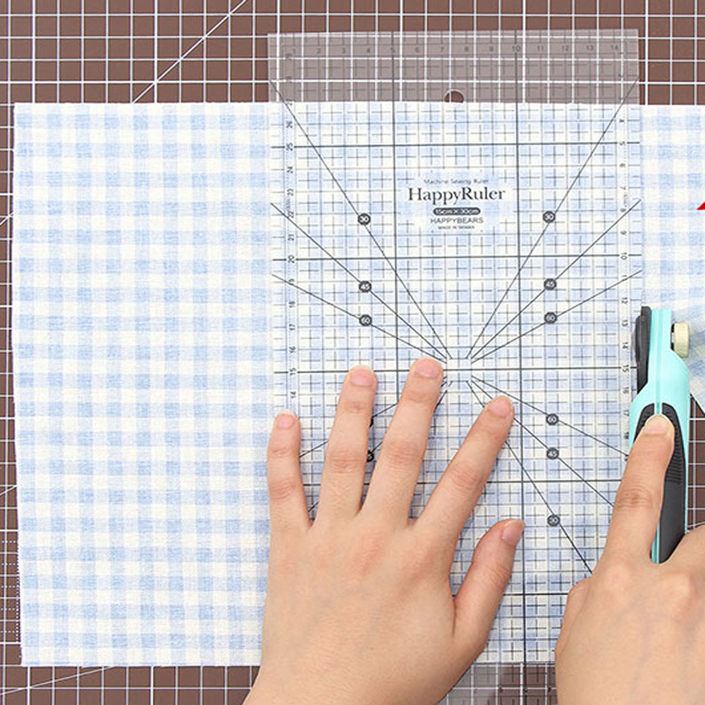 패션스타트 해피베어스 해피룰러 소잉컷팅자 클라우드 15X30cm, 1개, 투명 16,000원