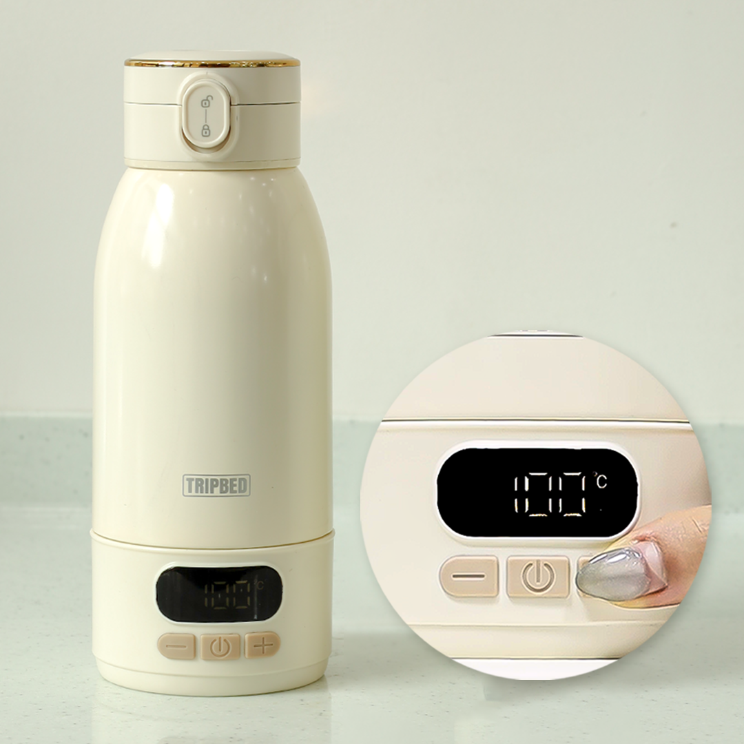 100도 가열 트립베드 히팅텀블러 무선 휴대용 분유포트 97,900원