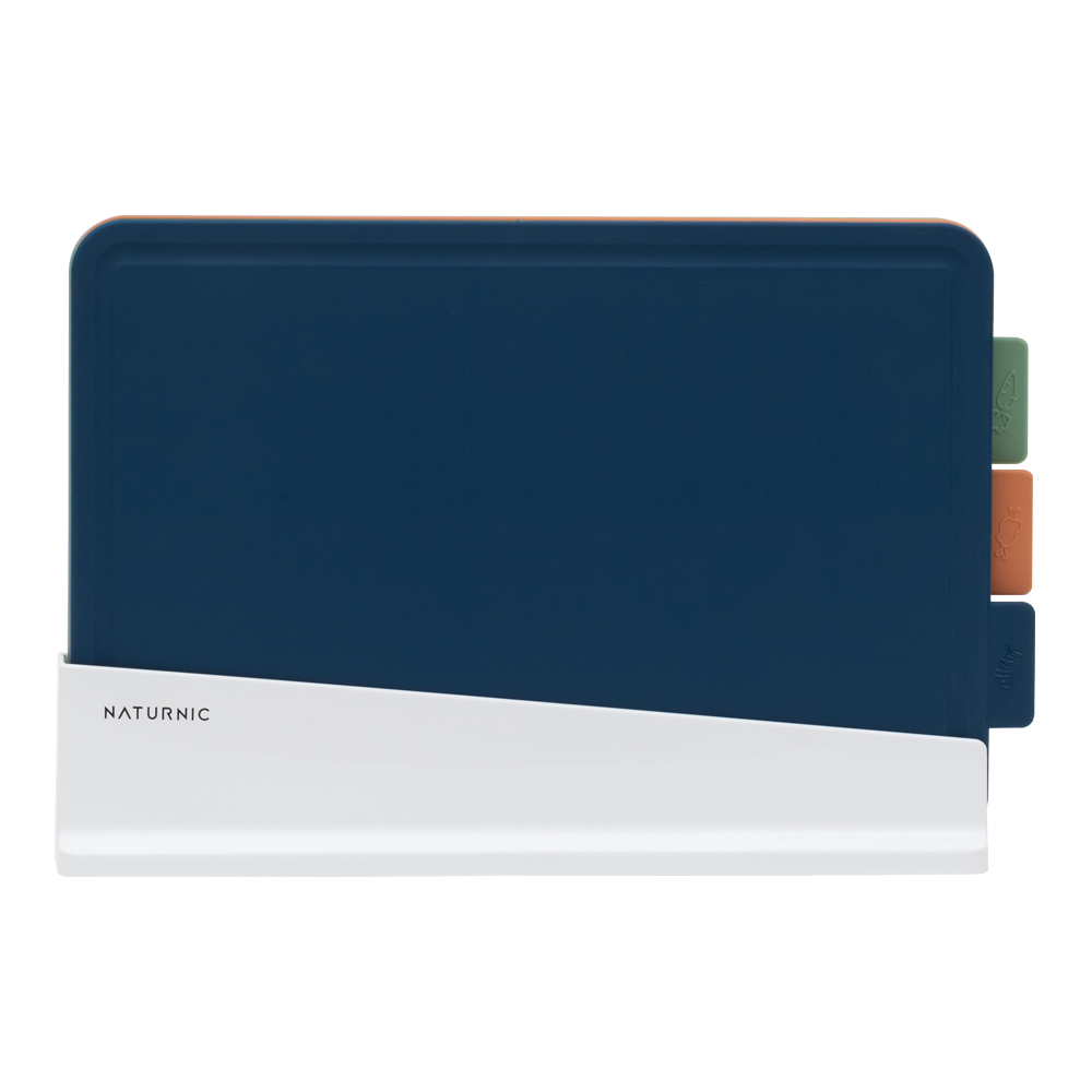 [국내 제조] 네이처닉 칼자국에 강한 NEW TPU 인덱스 도마 3P 세트, 1세트, 도마 3P + 거치대 37,900원