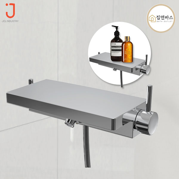 전국설치 JCL 제이씨엘 C1-700 플러스 선반형 욕조 샤워기수전 샤워수전 국산 수전교체 2WAY 유광크롬 / 무광샤틴니켈, 크롬(선반단품) 110,000원