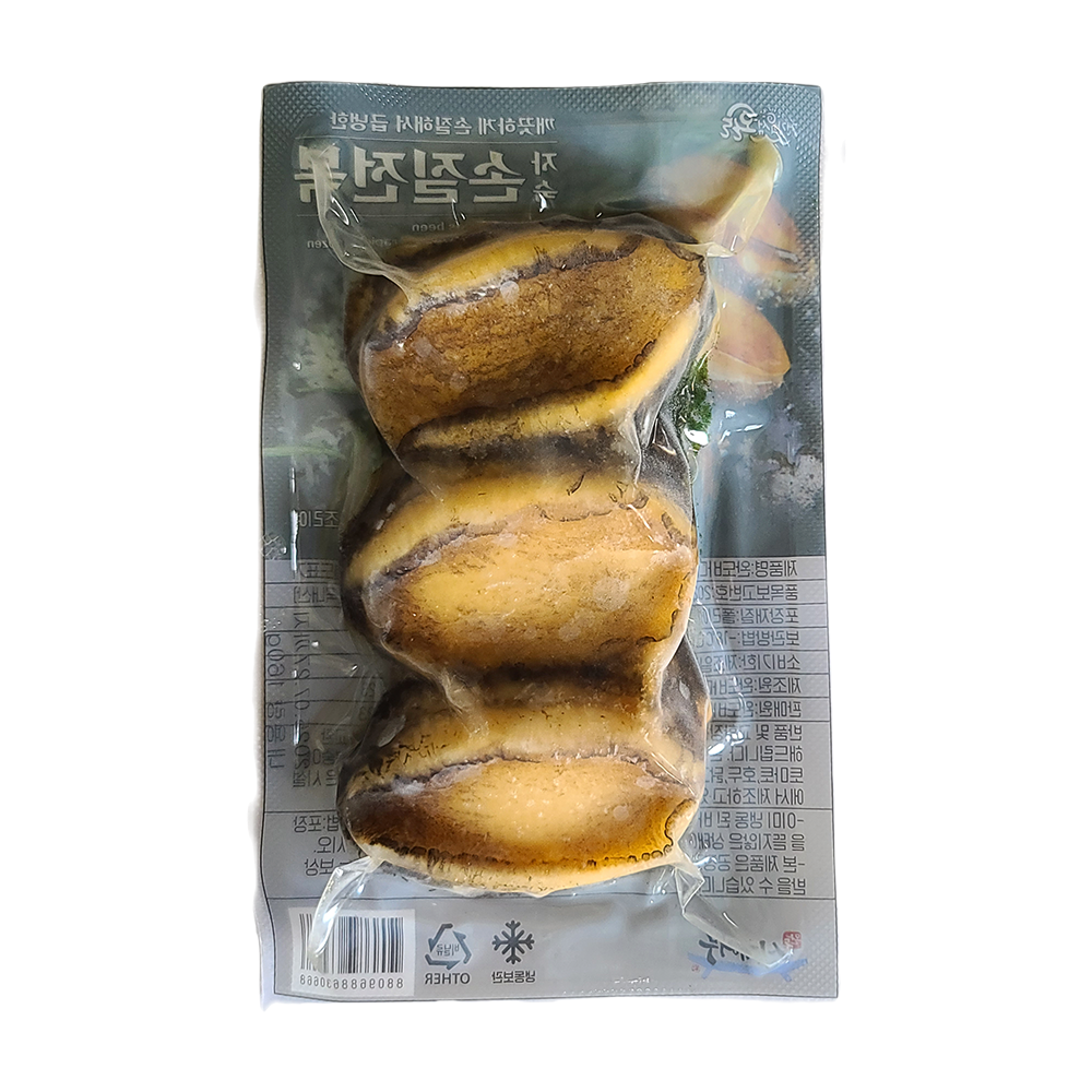 신지어부가 완도 자숙 손질전복 3미(내장포함) 100g 급속냉동(-50도) x 3팩, 3개 29,000원