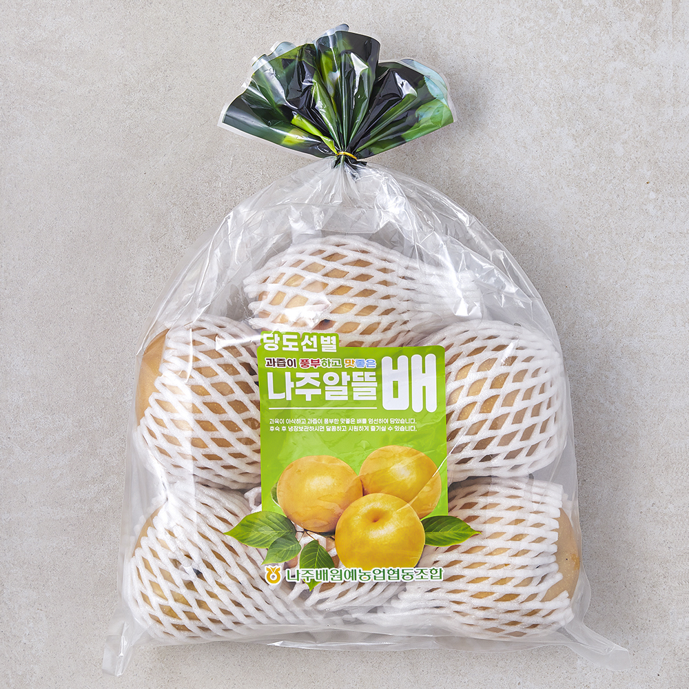 [로켓프레시] 나주 GAP 인증 당도선별 알뜰배 3~6입 13,490원