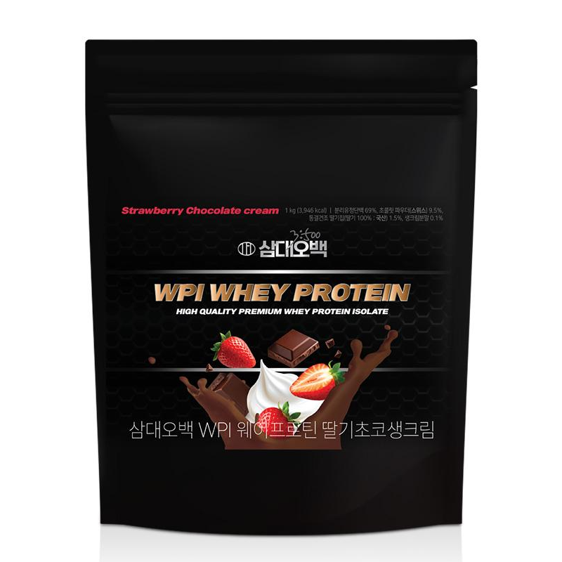 삼대오백 WPI 웨이 프로틴 단백질보충제 딸기초코생크림맛 1KG, 1개, 1kg 65,900원