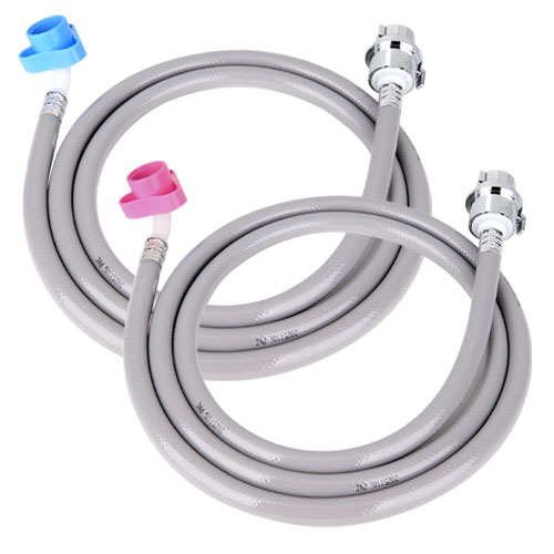 와이넷 국산 전기종 호환 크롬슈트 세탁기호스 2M 냉온수세트, 1개, 혼합 19,800원