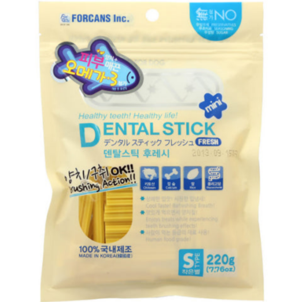 포켄스 덴탈스틱S(작은별)220g 3종 22,900원