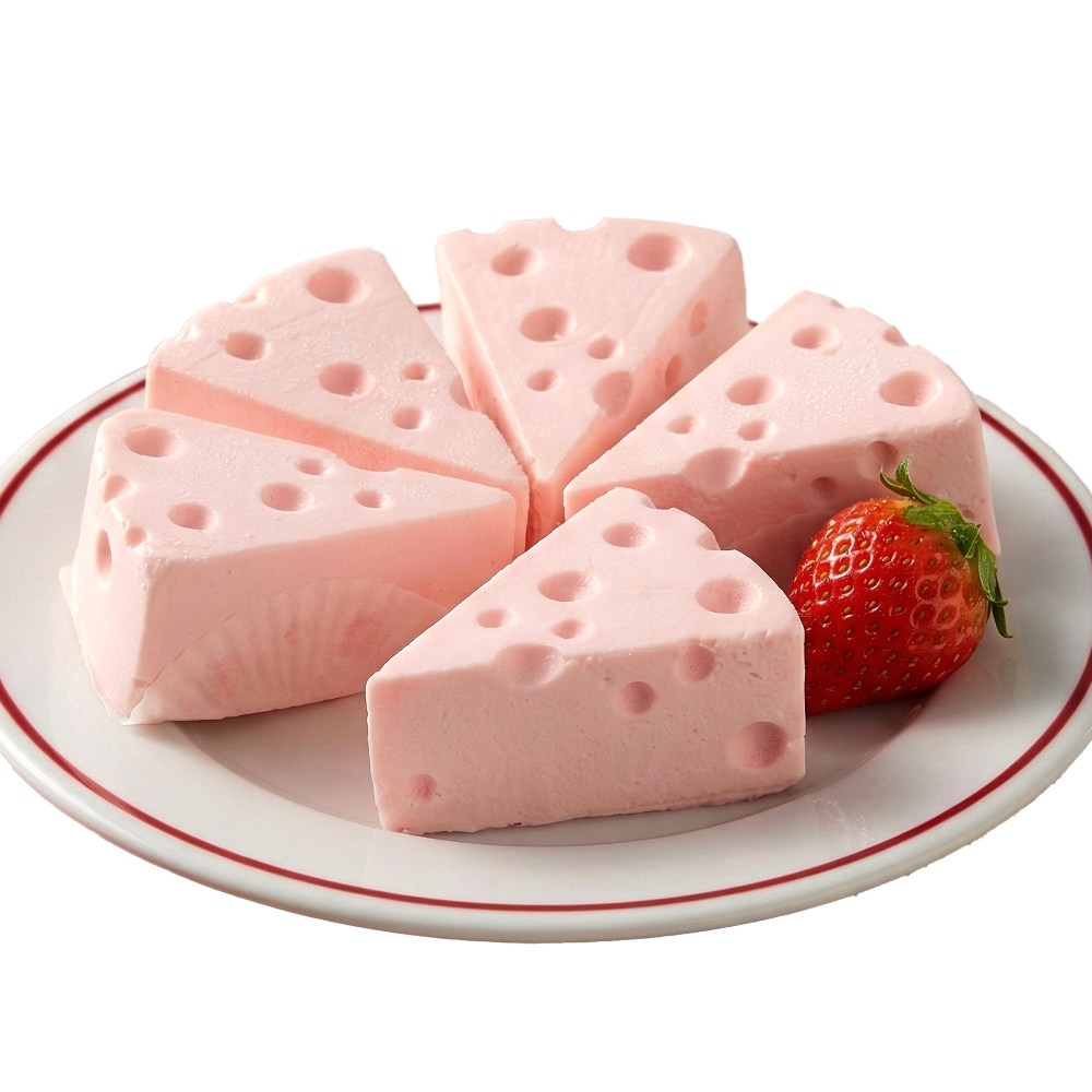 파르팜 딸기 제리럽 치즈 케익 디저트 카페 조각 케이크 15조각, 525g, 1개 39,800원