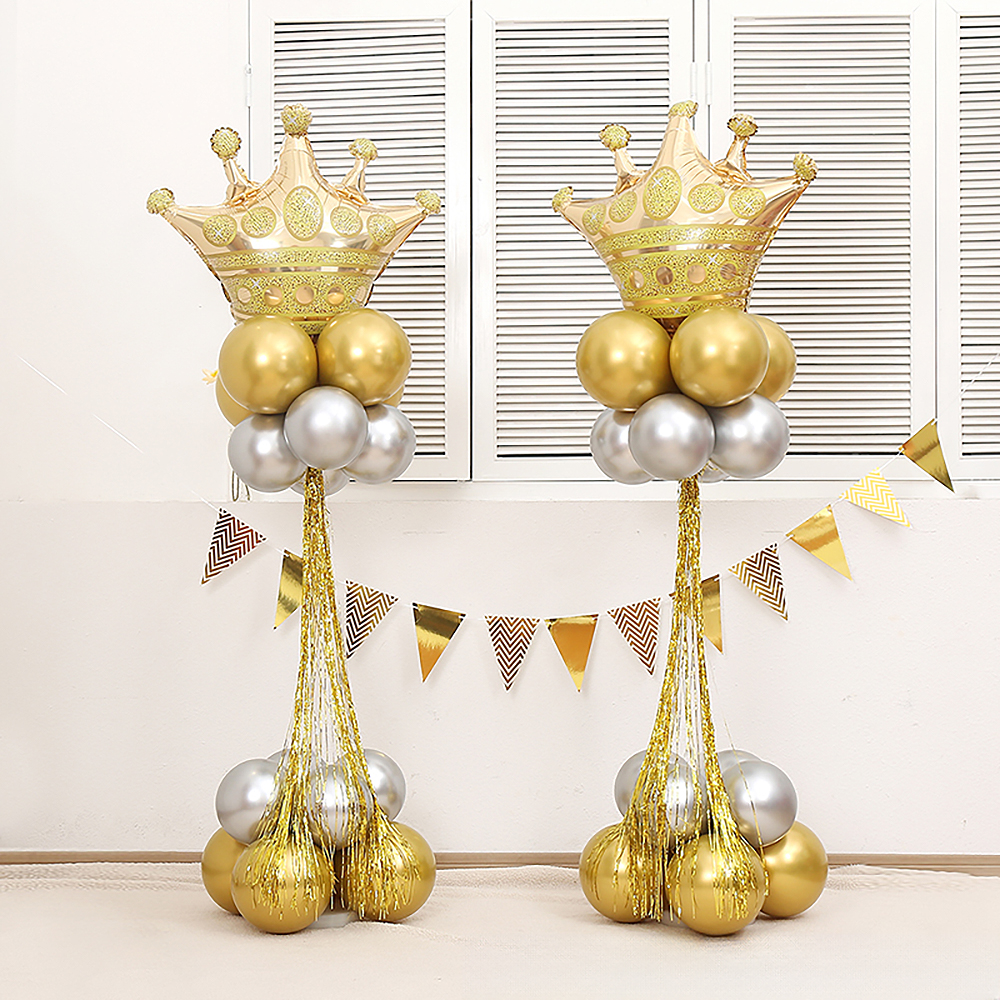 피앤비유니티 DIY 스마일 데이지 대형 왕관풍선 스탠드 모음 세트 17,200원