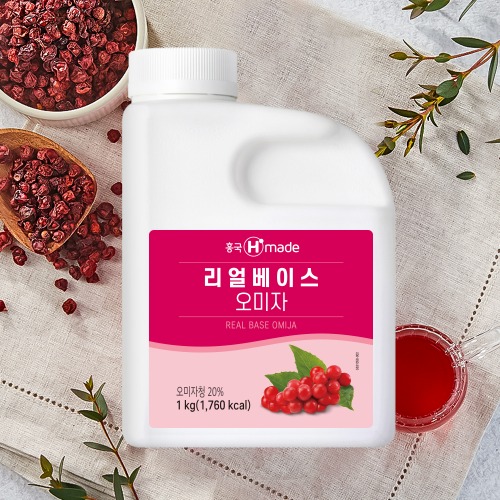흥국 맘스 리얼 베이스 오미자 1kg 에이드 15,400원