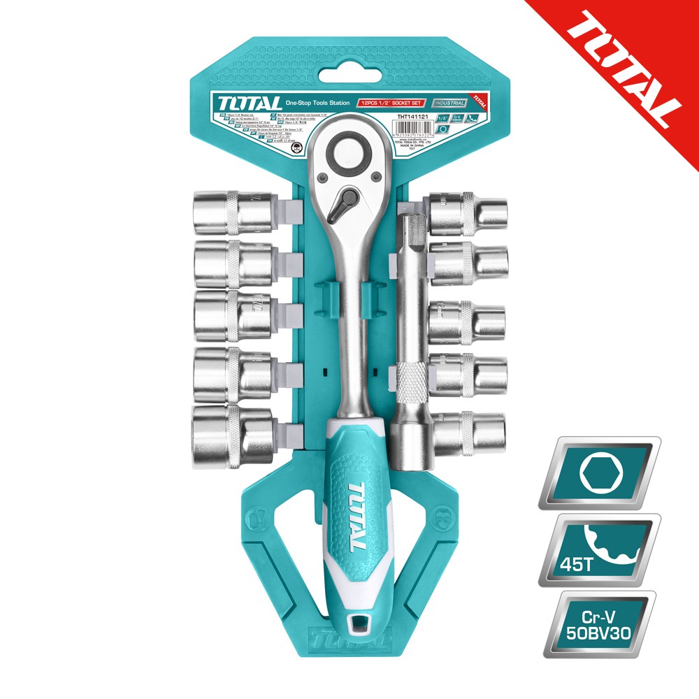 토탈공구 복스 세트(12P) - THT141121, 12P 24,400원