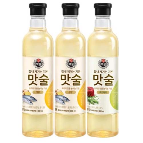 (상온)백설 맛술(생강)800mlx1개+맛술(로즈마리)800mlx1개 14,100원