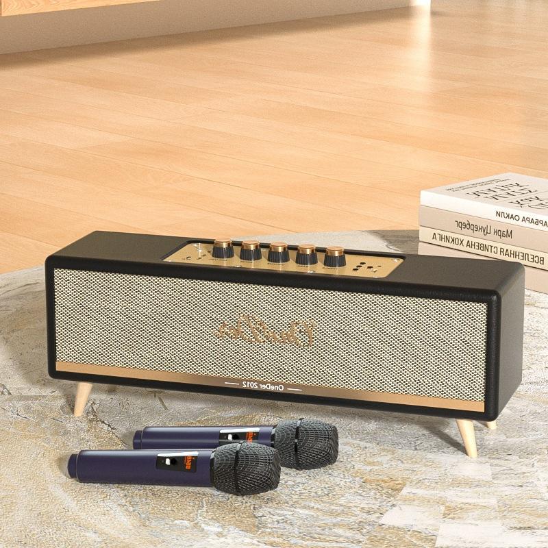 레트로 무선 블루투스 스피커 홈 오디오 마이크 세트 데스크탑 우퍼 398,300원