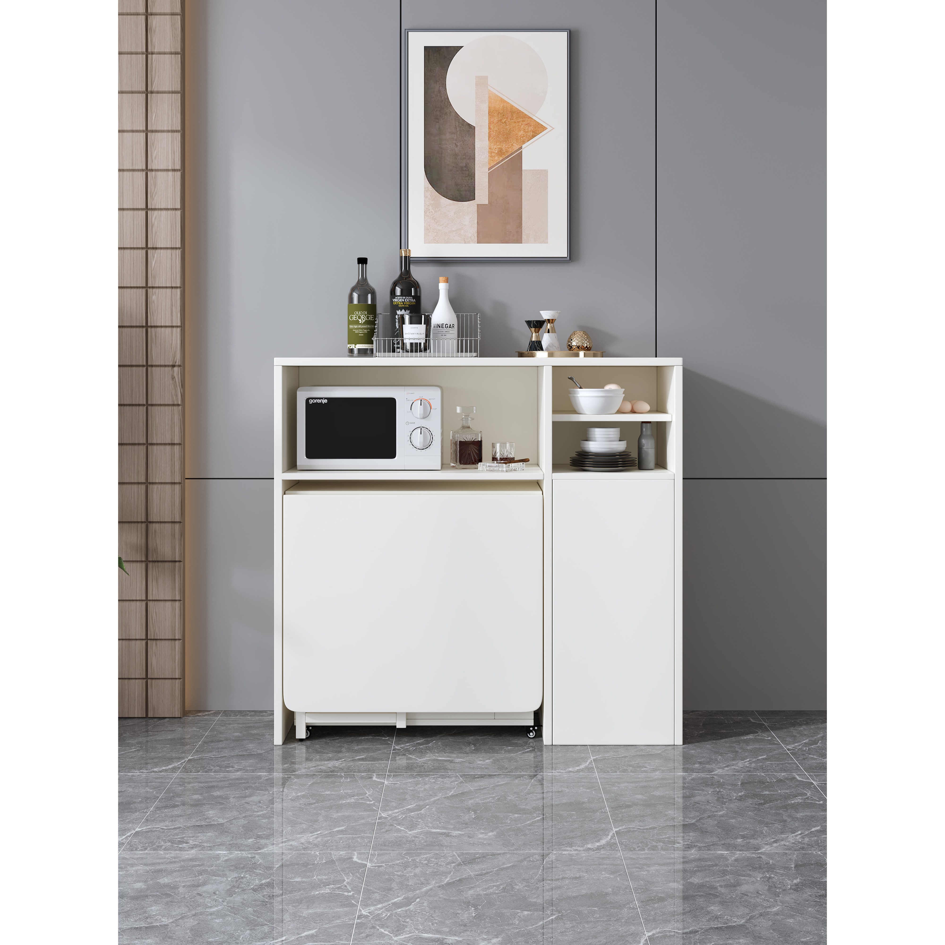 조립식 접이식 식탁 렌지대 주방 수납장 276,900원