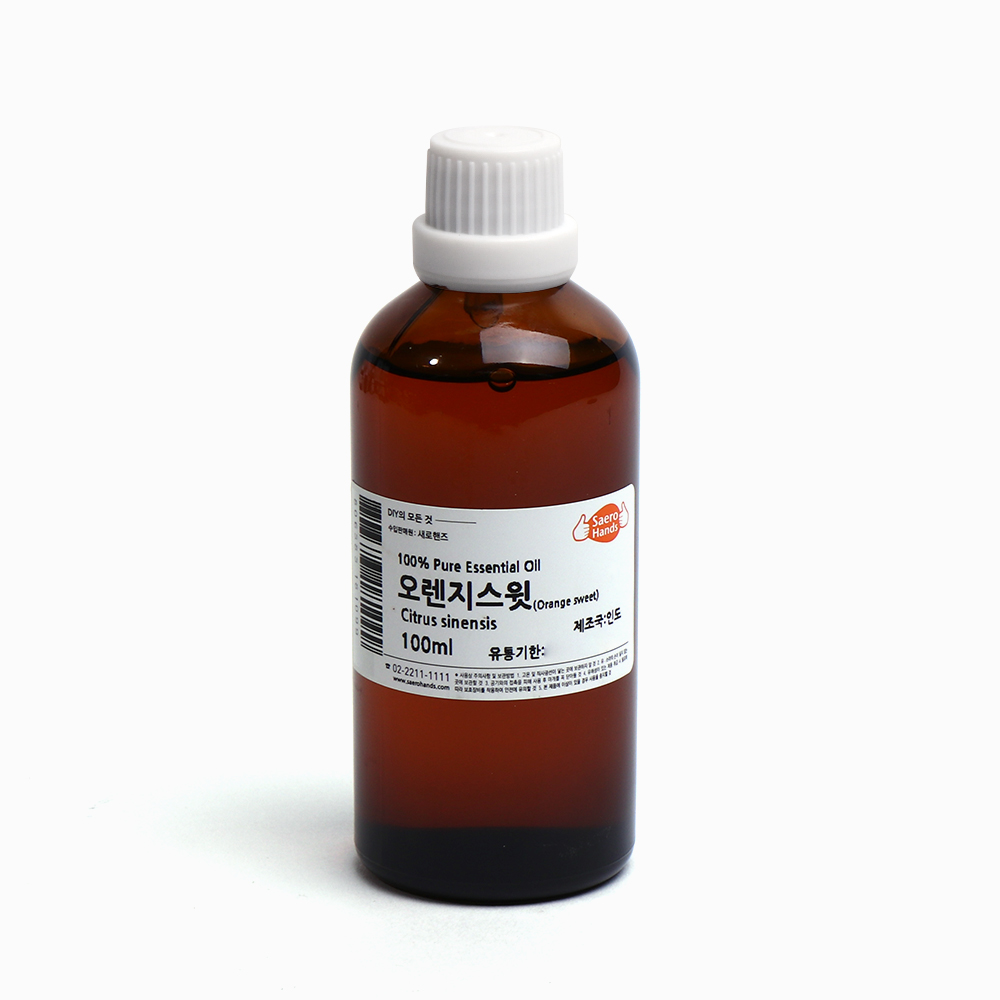 새로핸즈 천연 아로마 에센셜오일 스위트 오렌지오일 100ml, 단품, 1개 10,000원