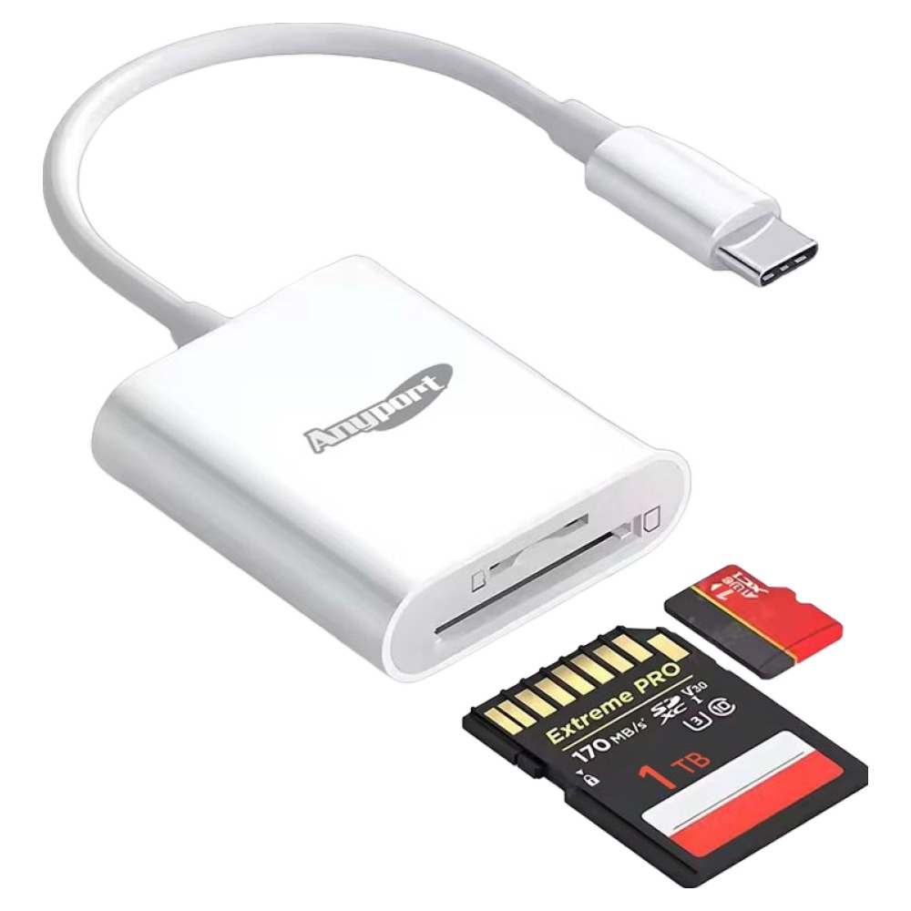 애니포트 C타입 OTG 카드리더기, 1개, 단일색상, AP-ICR30 4,800원